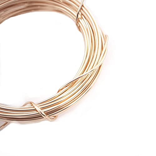 20 Gauge, 14/20 Yellow Gold Filled Wire (Round) Dead Soft 14K Gold Filled Made in USA - 10FT by CRAFT WIRE - size: 20 Gauge, style: 10 Feet