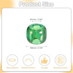 uxcell 2000 Pcs Glass Seed Beads Bulk, 4mm Mini Loose Glass Bugle Beads for DIY Earrings, Necklaces, Bracelets, Jewelry Making, Dark Green - color: Dark Green, size: 4mm