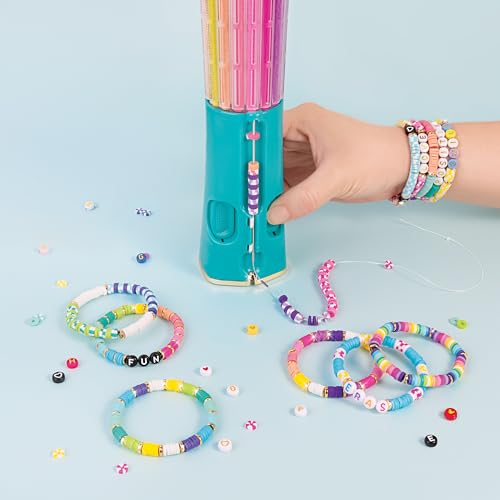 Make It Real Swift Clicks Deluxe Bracelet Studio - Create Colorful Friendship Bracelets with Swift Clicks Deluxe Design Tool - Includes Beads and Charms - style: Deluxe Swift Clicks