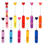 10 Pack Beadable Letter Openers Blanks Heart Metal Beaded Envelope Opener for Slitter Mail 10 Colors - color: 10 Colors