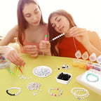 DECYOOL 1900pcs Letter Beads,Acrylic Alphabet Beads with 1 Roll Elastic String for Bracelet Necklace Jewelry Making Supplies (Gold&Silver&Black) - color: Gold&Silver&Black