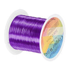 M METERXITY 0.2mm Jewelry Wire, 32 Gauge 328FT Craft Wire Copper Beading Wire for Jewelry Making/Planting/Weaving/DIY Crafting, Soft Metal Wires [100M, Purple] - color: Purple, size: 0.2mm 32 Gauge