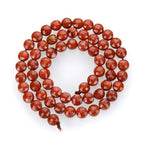Adabele 15 Inch Natural Red Jasper Gemstone 6mm Faceted Flat Round Coin Loose Beads Gem Stone Spacer (59-64pcs) for Jewelry Making GZ13-7 - color: Red Jasper, size: 15 Inch/1 Strand