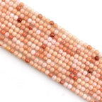 MJDCB 320pcs Natural Small Stone Beads 2mm Pink Aventurine Round Smooth Loose Gemstone Bead for Jewelry Making Bracelets Earrings Necklaces Accessories - color: Pink Aventurine
