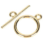 100 Pack Jewelry Clasp, Gold Bracelet Clasps Sets Alloy Toggle Jewelry Clasp Sets DIY Crafts Making Supplies Easy to Operate Toggle Connectors for Bracelet Jewelry Making