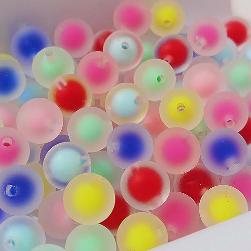 Mixed Lots Acrylic Candy Bead DIY Beading Hairband Bracelets Necklace Craft Embelishment (Mixed Colors-Candy) - color: Mixed Colors-Candy