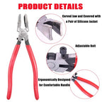 Key Fob Hardware Kit with Installation Pliers - color: 50 Pcs