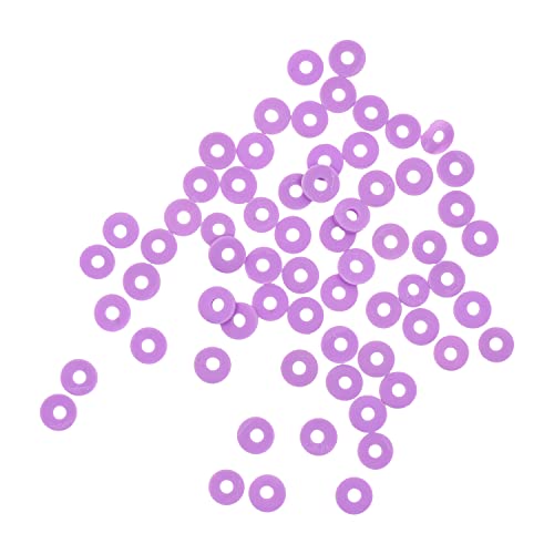 Mandala Crafts Mauve Heishi Beads 4mm – 6000 Flat Polymer Disc Clay Beads for Adult Jewelry Making Spacer Beads, Bracelets, Necklaces, and Earrings - color: Mauve, size: 4mm 6000 PCs