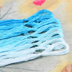 8 Skeins Mulberry Silk Floss Embroidery Thread Floss-Cross Stitch Threads China Silk Woven Jewelry Threads DIY Sewing Kits (18) - color: 18