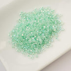 John Bead 25g Cylin Beads Green Glow in Dark AB 11/0 Glass Cylindrical Seed Beads for Jewelry Bracelets Necklaces Earrings Making Embroidery - color: Green Glow in Dark AB