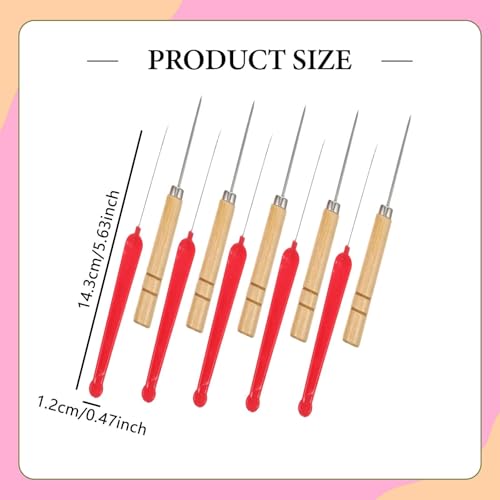 10Pcs Beading Pin Set Jewelry Making Tools Stainless Steel Household Ergonomic Easy to Use Portable Stitching Awl Practical