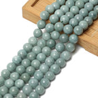 6mm Burmese Jade Natural Stone Beads Round Loose Beads for Jewelry Making Yochus DIY Beads Bracelet Necklace - color: Burmese Jade, size: 6mm