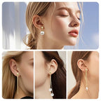 14K Gold Plated Ball Earring Posts Hypoallergenic Earring Studs Ball Ear Pin with 925 Sterling Silver Post for DIY Jewelry Making Findings - color: A Style-14K Gold Dull Polish Ball