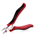 SPEEDWOX Diagonal Cutting Pliers Side Nippers 4 Inches Micro Wire Cutters Precision Plastic Nippers with Spring Mini Side Cutting Angled Head Fine Plier Professional Jewelry Making Tool - style: Triangular Head Diagonal Pliers