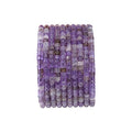 BEADIA Natural Amethyst Short Cylinder Beads 2x3mm 155pcs Tube Loose Semi Gemstone Beads for Jewelry Making Design - color: Amethyst