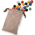 Yellow Mountain Imports 60 Pieces Chinese Checkers Marbles Set with Solid Colors - 16 Millimeters - size: 16mm(Matt)