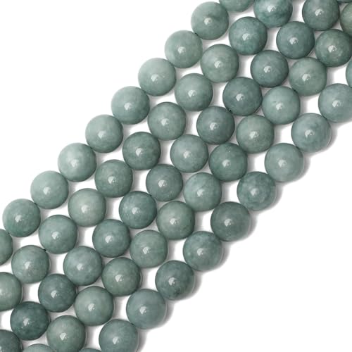 8mm Burmese Jade Natural Stone Beads Round Loose Beads for Jewelry Making Yochus DIY Beads Bracelet Necklace - color: Burmese Jade, size: 8mm