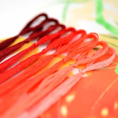 Mulberry Silk Floss Embroidery Thread Floss-Cross Stitch Threads China Silk Woven Jewelry Threads DIY Sewing Kits (42) - color: 42