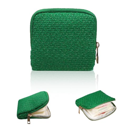 Stratalife Travel Jewelry Organizer - Portable Travel Jewelry Case for Bracelets, Bangles Crystal Storage, Necklace Ring Holder with Zipper Small Pouches Gift for Women, Green - color: Quilted Green