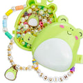 Original Squishmallows Wendy The Frog Bracelet Kit, Makes 3 Accessories, Fun Beads and Charms, Bonus Keychain, Friendship Jewelry Making Set, Gifts for Girls, Craft Kits, Arts and Crafts for Kids - style: Wendy the Frog