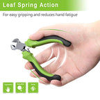SPEEDWOX Mini End Nipper Pliers 4 Inches Precision End Cutters Small End Cutting Nippers Fine Pliers with Spring Wire Cutter for Guitar Strings Beading Jewellery Making Tool Shoes Repair Tool - style: End Nippers