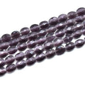 39pcs 8x10mm Dark Purple Cat's Eye Flat Faceted Oval Stone Loose Gemstone Beads Semi-Precious Craft Supplies for DIY Jewelry Making - color: Faceted Oval Dark Purple