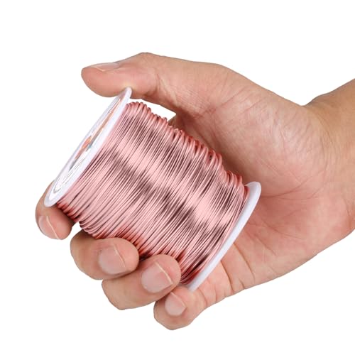 16 Gauge(1.5mm) Aluminum Wire 164 Feet(50 M) KSVZS Bendable Metal Wire for Crafts, Sculpting, Armature, Jewelry Making【3-in-1】+18 Gauge(1.0 mm) 32.8 Ft(10 M)+1 Plier(Pink) - size: 16Gauge, style: Pink