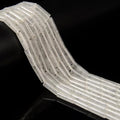 29 Pcs 4x13mm Natural Clear Quartz Crystal Bead Cylinder Column Tube Spacer Beads for Jewelry Bracelets Making Adults Crafts - color: Clear Quartz, size: 4x13mm