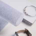 T-Bar Bracelet Holder, Bracelet Display Stand For Selling, Hair Tied Jewelry Organizer Watch Rack For Show (Gray Velvet) - color: Gray Velvet