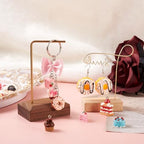 Craftdady Resin Plastic Miniature Food Snack Pendants Charms Ice Drink Juice Pendants Cute Bottle Fruit Keychain Charms Hang Ornament for DIY Craft Earring Bracelet Necklace Jewelry Making - color: Mixed Color Desserts