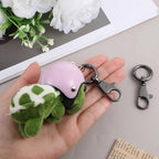 2 Pcs Double Opening Keychain Clip, Heavy Duty Zinc Alloy Swivel Lobster Clasp with Key Ring Spring Snap Hook Purse Clip for Jewelry Lanyard, DIY Crafts Purse Making Camping Travel Accessories (Black) - color: Black
