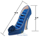 2 PCS Set Jewlery Display Shoe Ring Holder - Mannequin Necklace Display Bracelet Orgaziner (R/Blue) - color: R/Blue