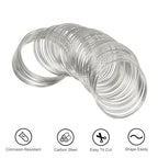PATIKIL 100 Loops Memory Wire, 1pcs 1mm 18 Gauge Jewelry Wire Craft Wire Memory Steel Wire for Jewelry Making Bracelets Beading DIY Crafts, Light Gold - color: Light Gold