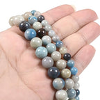 Natural Trolleite 6mm Gemstone Round Loose Beads Strand for DIY Bracelet Necklace Jewelry Making Bead - color: Trolleite, size: 6mm