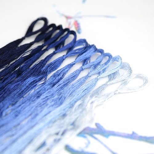 Mulberry Silk Floss Embroidery Thread Floss-Cross Stitch Threads China Silk Woven Jewelry Threads DIY Sewing Kits (20) - color: 20