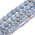 6mm Grayish-Blue Persian Gulf Jade Natural Stone Beads Round Loose Beads for Jewelry Making Yochus DIY Beads Bracelet Necklace - color: Grayish-blue Persian Gulf Jade, size: 6mm