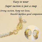 S925 Silver Magnetic Necklace Clasps, S925 Jewelry Making Connectors, Chain Extender Converters for Bracelets Necklace, 8 Pack (8pcs Golden Silvery B) - color: 8pcs golden silvery B