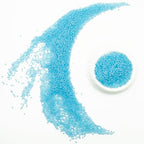 12/0 Tiny Glass Seed Beads Bulk, 2mm 4400 Pcs Craft Pony Beads for Jewelry Making, Friendship Bracelet, Hair Braiding, DIY Necklace Key Chain (Lake Blue) - color: Lake Blue, size: 2mm