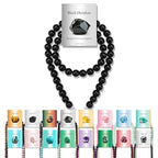 Vinswet 45pcs 8mm Black Obsidian Natural Stone Beads Round Genuine Real Stone Beading Loose Gemstones DIY Smooth Bead for Bracelet Necklace Earrings Jewelry Making - color: Black Obsidian, size: 8mm