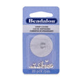 Beadalon Crimp Covers, 3 mm / .12 in, Silver Plated, 20 pc