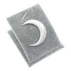 Julie Wang 16 Pieces Silver Color Moon Crescent Pendant Charms for Necklace Jewelry Making 44x31mm