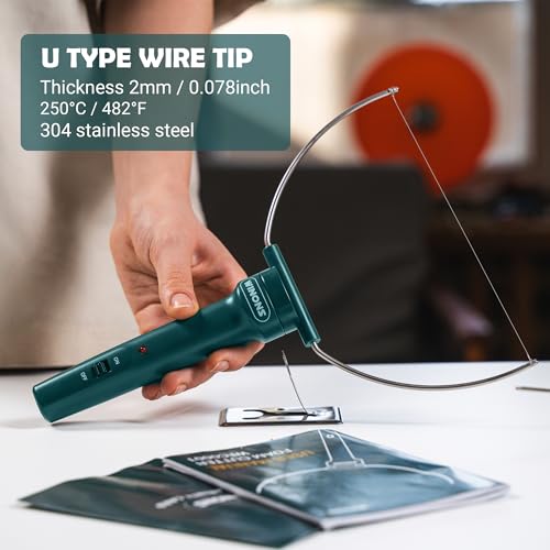 WINONS Hot Wire Foam Cutter Tool, WFC0001 Polystyrene and Styrofoam Cutter with Max. Temp. - 350°C, Hot Wire Cutting Tool for DIY Projects (Kit of 3) (Kit of 3 Heads)