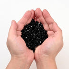 1000pcs 4 mm Bicone Crystal Beads Faceted Crystal Glass Beads Bulk for Jewelry Making DIY Necklace Bracelet Earring (Jet Black) - color: Jet Black
