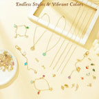 304Pcs Charms Keychain Making Kit for Teens & Adults, Complete Jewelry Making Supplies with Pliers, Key Rings, Charm & Extender Chain, DIY Starter Craft Kit for Girls, Birthday Christmas Gift Ideas