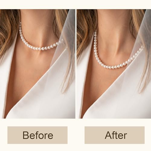 FAMARINE Gold Silver Necklace Extender Chains for Women - color: gold E