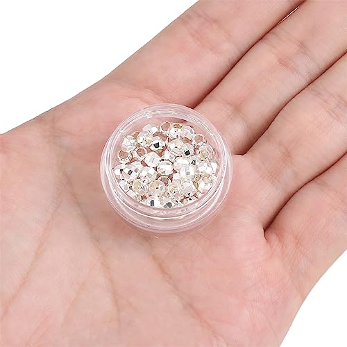 BEADIA Silver Plated Laser Round Spacer Beads 4x4mm 50pcs for Jewelry Making Findings Non Tarnish - color: Silver, size: 4mm Laser