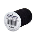 Beadalon Silk Thread Beading Thread | Bracelet String for Jewelry Making Beads | Black | Size B 0.5 oz 1170 ft - color: Black, style: Size B