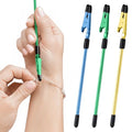 CraftyCrocodile Set of 3 Bracelet Helper Tool - Fastener Tool for Bracelet, Necklace, Jewelry, Watch - Сlip, Clasp Helper - Easy to Put on Yourself, Portable, Made of Metal, Blue, Emerald, Gold - color: Blue, Emerald, Gold