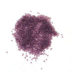 Perlin Glass Seed Beads 2mm 11/0 Round Mini Small Pony Beads 6500pcs for Making Earrings Bracelets Pendants Waist Jewelry DIY Handmade Transparent Color Kit (Amethyst) - color: Amethyst