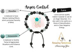 Amazing Gemstone Anger Control Bracelet - Howlite Amazonite Lava Bracelet Set for Men Women Healing Calming Anxiety Stress Relief Gifts Pulseras Para Hombres Mujer Stocking Stuffers (Adjustable) - color: Anger Control